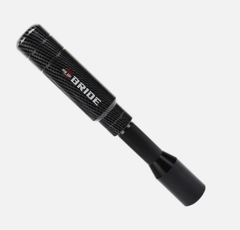Car manual gear shifter extender for brides, black carbon fiber, suitable for Honda for Acura