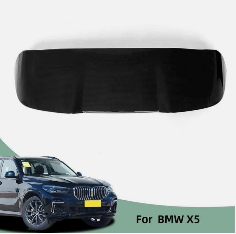 Roof Spoiler Tail Lip Wing Bar Trim Glossy Black for BMW X5 X5M 2019-2023 G05