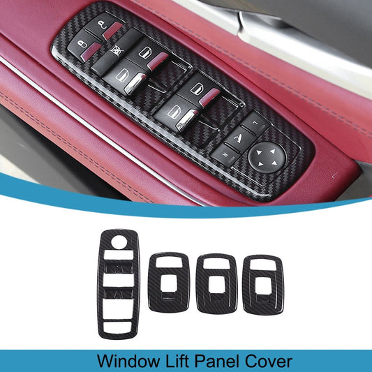 Window Lift Switch Button Trim for Maserati for Levante 2016-2020 Ghibli 2014-2020