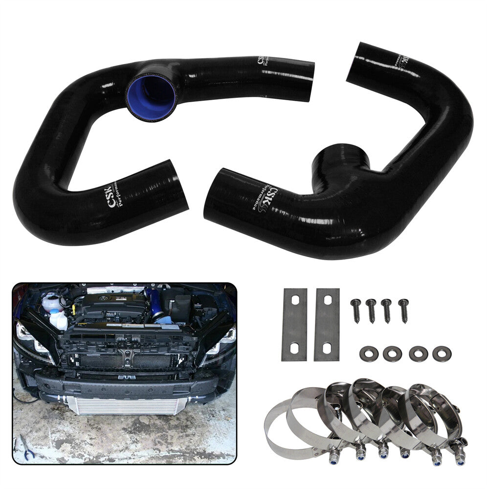 Upgrade Silicone Intercooler Intake Hose Kit for VW for Golf R GTI MK7 2.0T 2015+