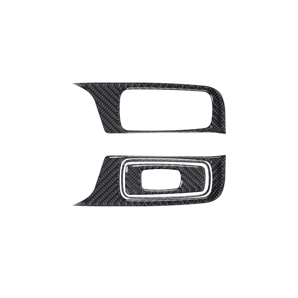 4PCS carbon fiber power window control panel for Porsche 718 2016-2022