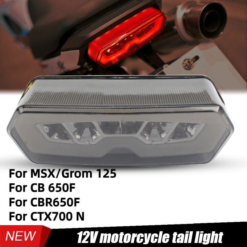 for Honda Grom125 MSX125 Motorcycle Brake Tail Light Turn Signals LED Integrated