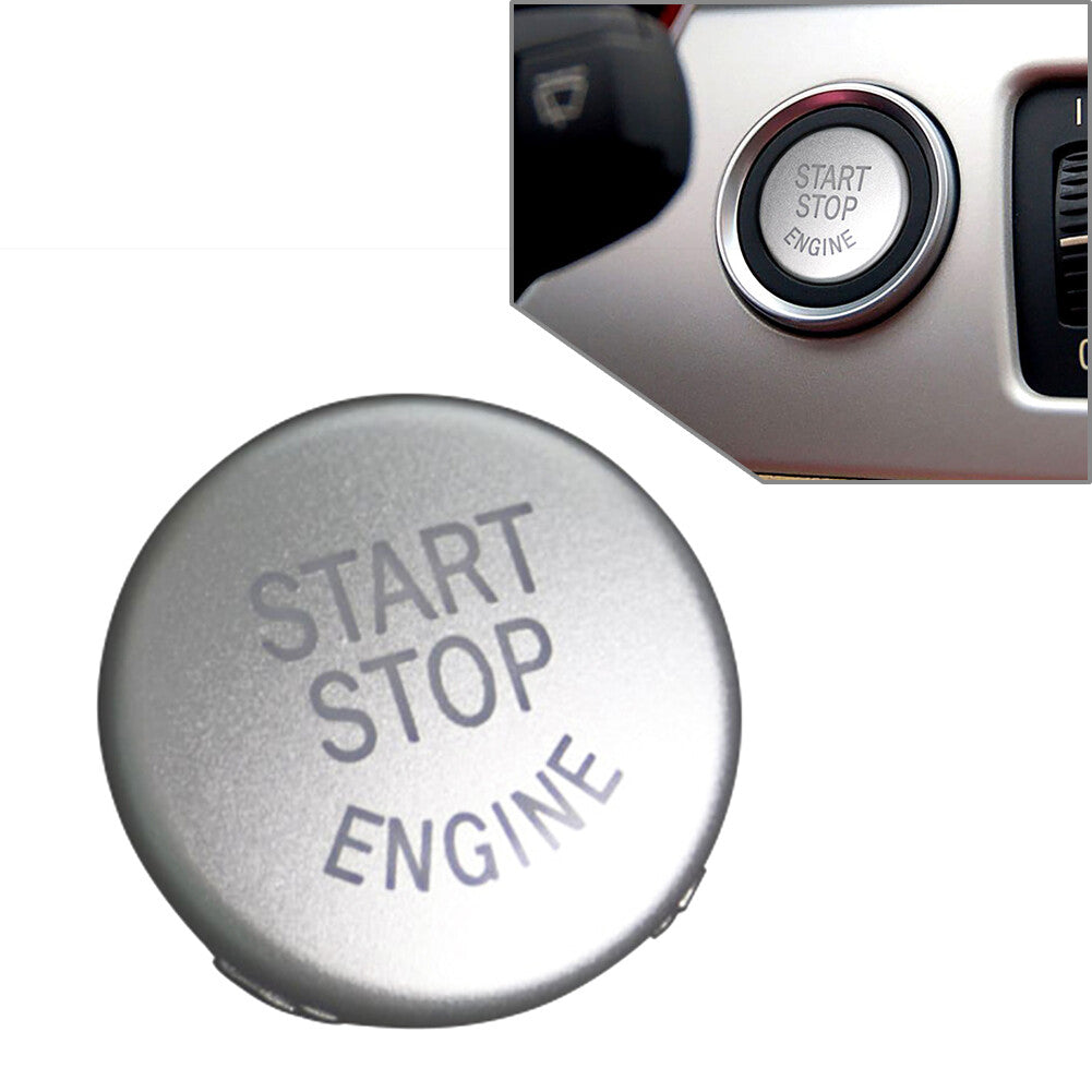 Motor Start Stop Button Abdeckung F¨¹r for BMW E Chassis 1 3 5 Serie X1 X3 X5 Silber