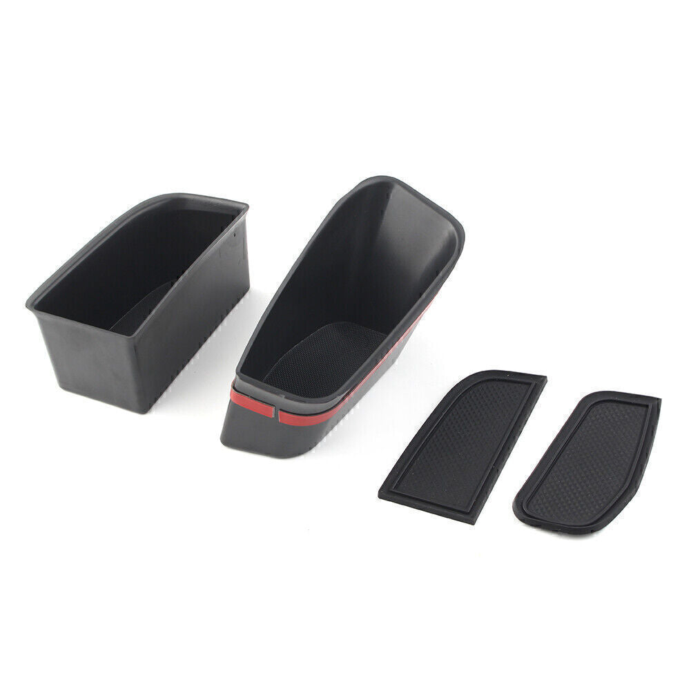 2x Car Front Door Handle Armrest Storage Box Tray Bin Kit for Audi Q5 2009-16 10