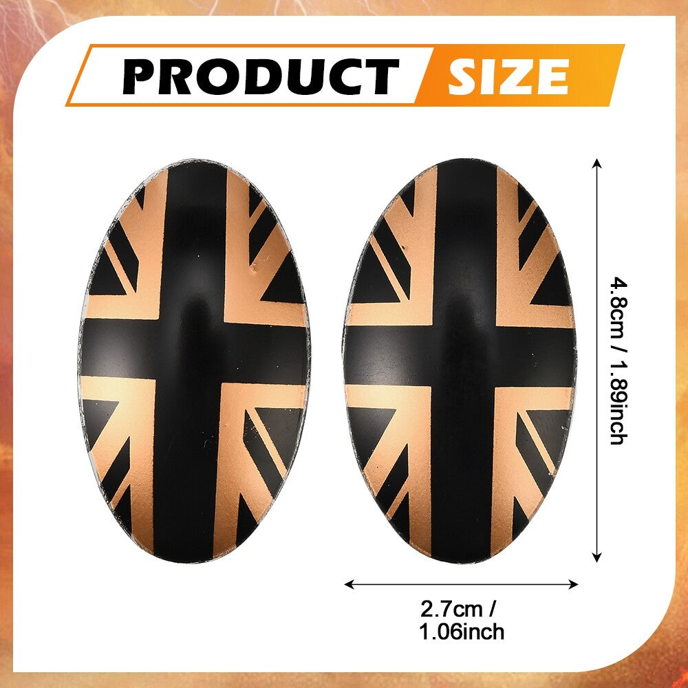 2x Car Gear Shift Knob Stickers For F54 15-25,F55/F56 14-25,F60 2017-2025,Yellow