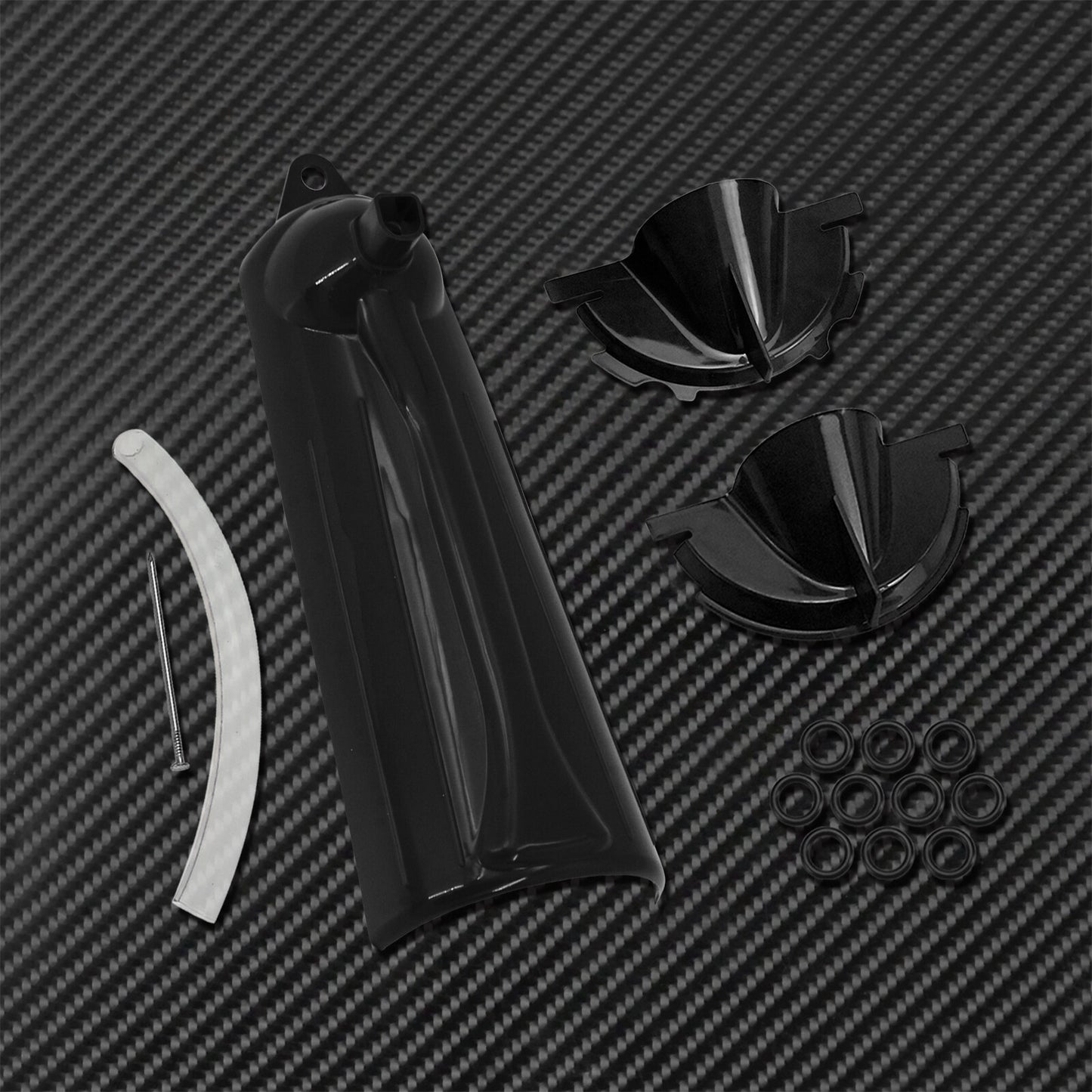 1 Set Primary Case Oil Fill Funnel + Drip- Oil Filter Funnel Tool Kit Black