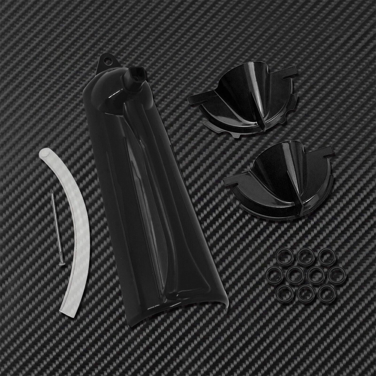 1 Set Primary Case Oil Fill Funnel + Drip- Oil Filter Funnel Tool Kit Black