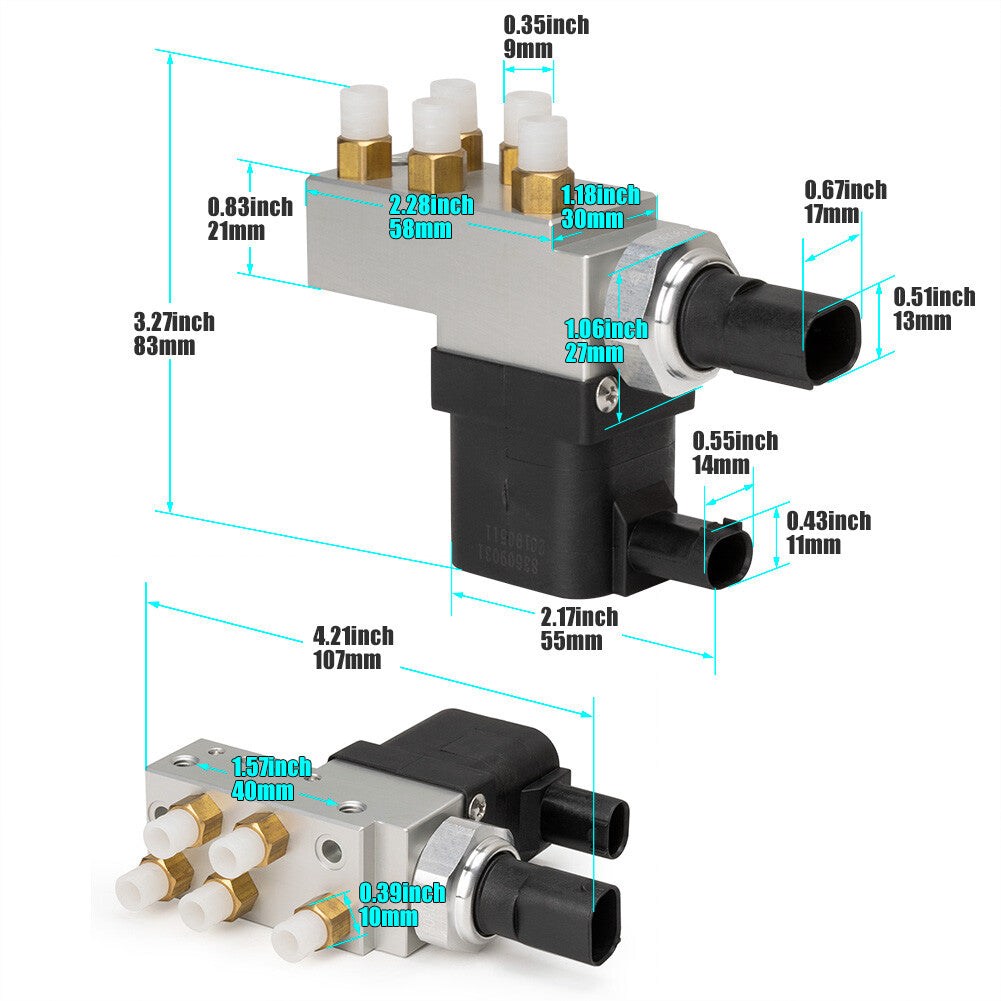 Air Suspension Compressor Control Valve Block for Mercedes W211 E320 2113200158