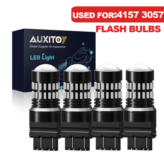 AUXITO 3057 3457 Super Red Alert LED Flashlight/Brake Light Bulb