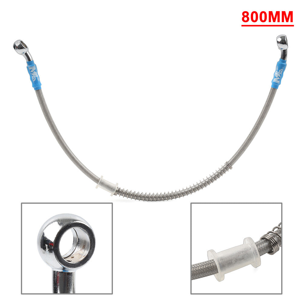 80cm DOT Motorcycle Motorbike Braided Steel Brake Clutch Oil Hose Line Pipe