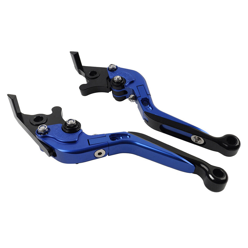 CNC Folding Extendable Brake Clutch Levers for Kawasaki Z900RS 18-22 ZX6R blue
