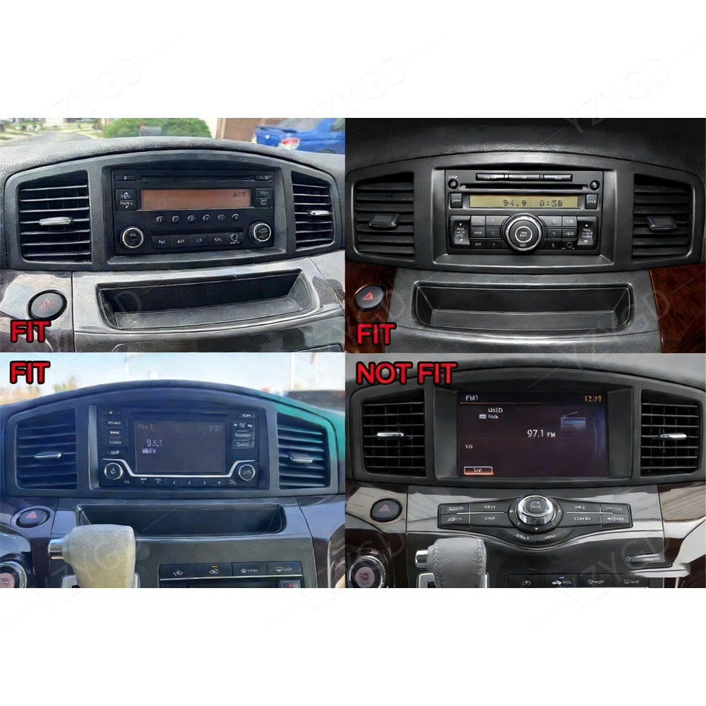 Android Auto Carplay for Nissan Quest 2011-2017 Car Radio Stereo GPS Navi Screen