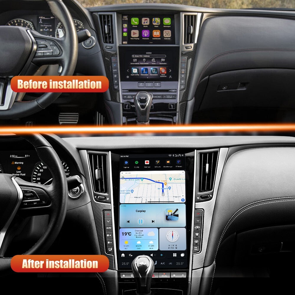 MARK 7 for Tesla Screen for Infiniti Q50 Q60 GPS Navigation 13.6 android car stereo