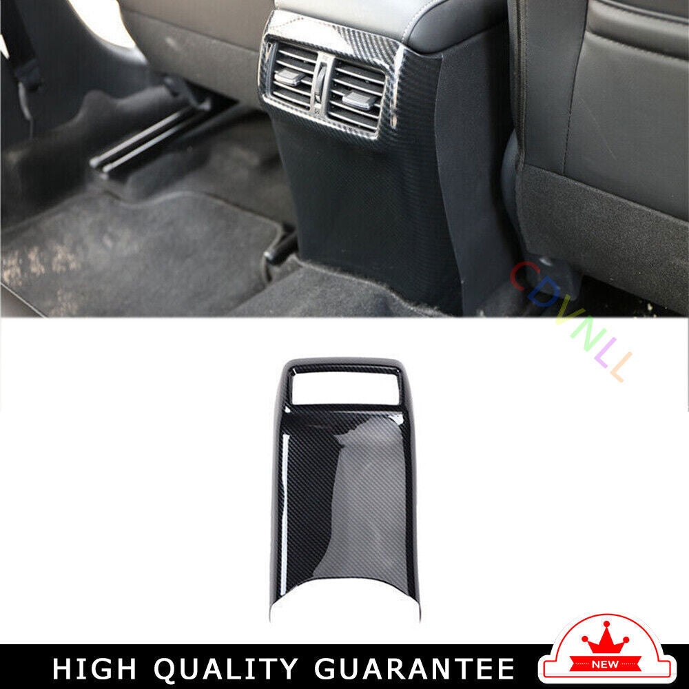 Rear Air Outlet Vent Frame Trim for Nissan Sylphy Sentra 2020-2022 Carbon Fiber