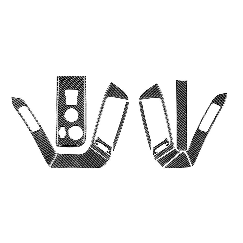 12Pcs Carbon Fiber Driver Side Air Vent Trim For Silverado for GMC for SIERRA 2014-2018