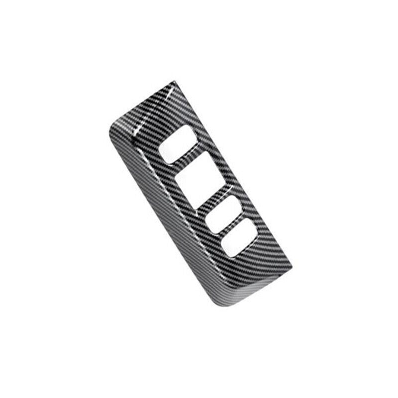 Carbon Fiber Headlight Switch Cover Trim for Mitsubishi Pajero Montero 2009-2021