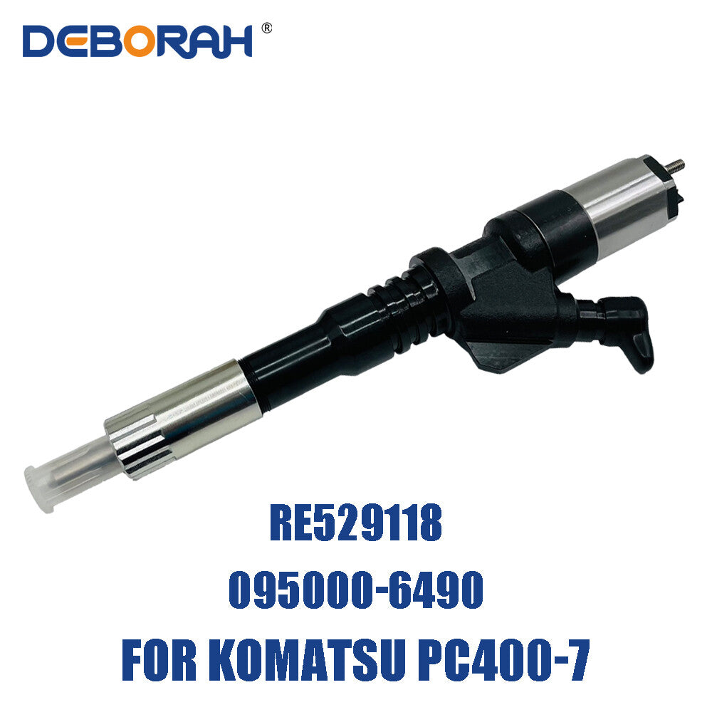 4X Diesel Engine Common Rail Injector 095000-1211 for Komatsu Excavator