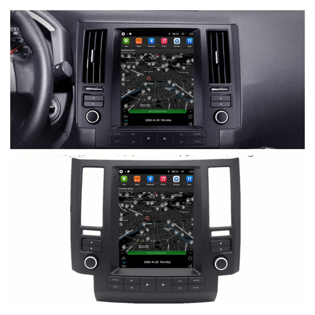 9.7 Android 11 Stereo Radio Nav Head Unit WIFI for Infiniti FX35 FX45 2003-2006