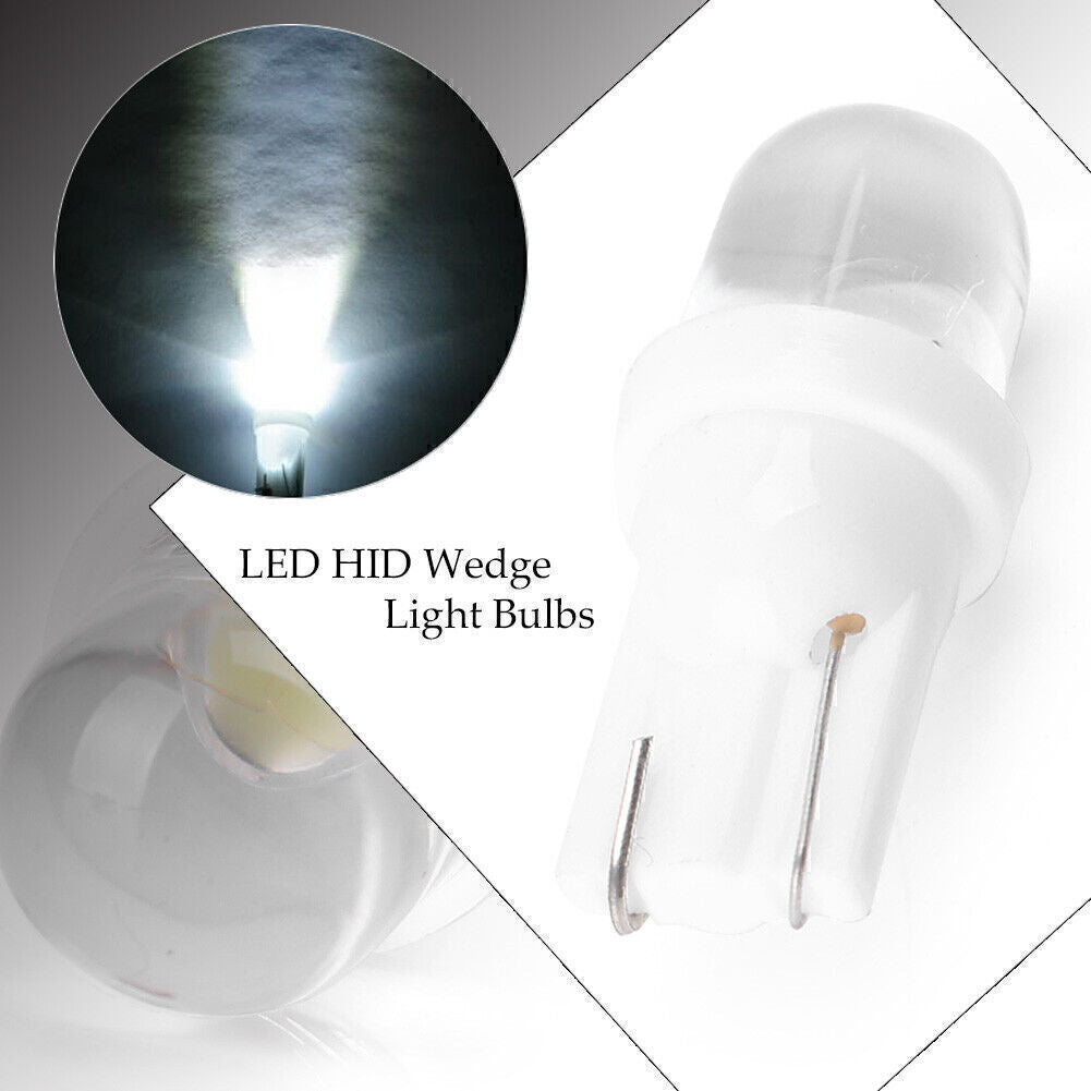For T10 W5W 168 194 1 1x LED HID Light Lamp Bulbs Dome License Plate White