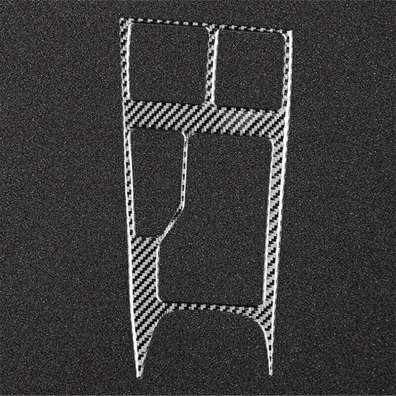 Carbon Fiber Central Gear Shift Panel Sticker Trim for Lexus RX350 450H 16-19