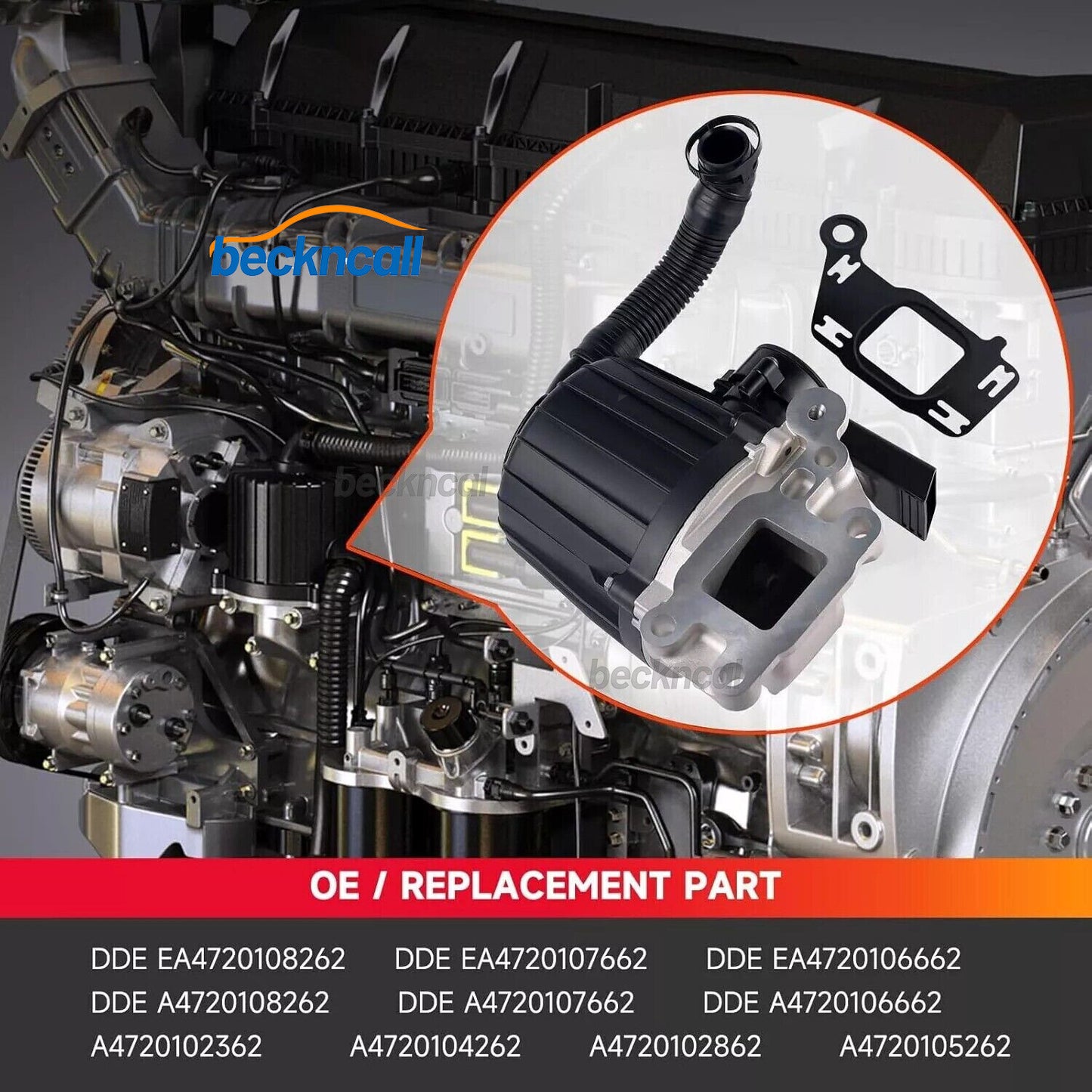 Oil Separator Crankcase Ventilation Separator For Detroit DD13 DD15 A4720107662