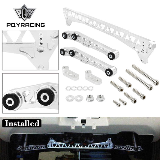 Billet Rear Lower Control Arm + Subframe Brace LCA Kit for Honda for Civic 92-95 EG