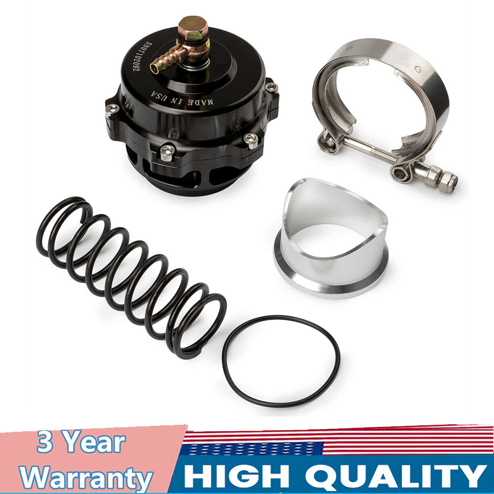 BV50 series blow valve (BOV) suitable for TiAL QV band flange 6 PSI spring 119-10634