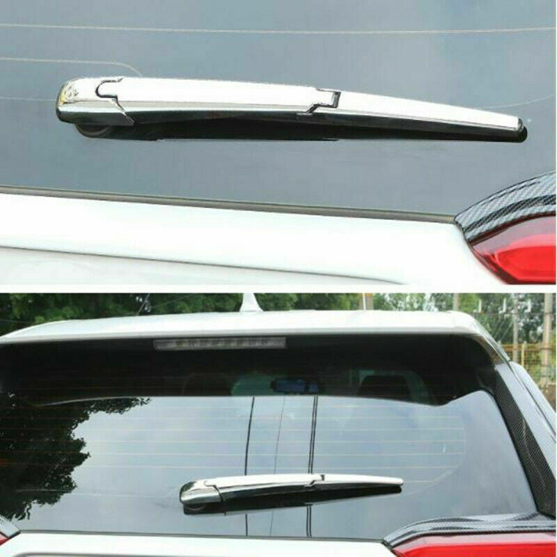 for Toyota for Corolla Cross 2022-2024 Chrome Rear Window Rain Wiper Blade Cover cap