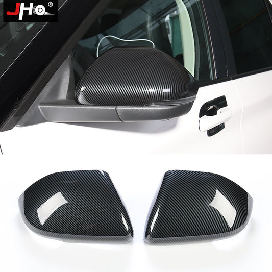Carbon Fiber Car Rear View Mirror Cover Trim Frame Decor for Ford Explorer 2020+