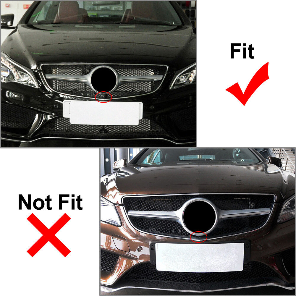 GTR Style Front Bumper Hood Radiator Grille for Benz E Class 2014-2016