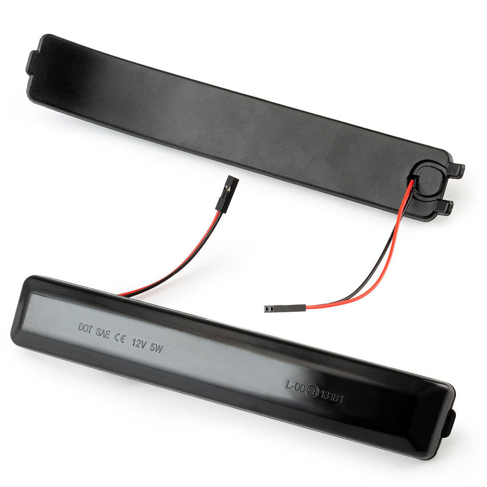 2PCS LED Smoked Lens Under Side Mirror Turn Signal Lights for Ford F-150 09-14