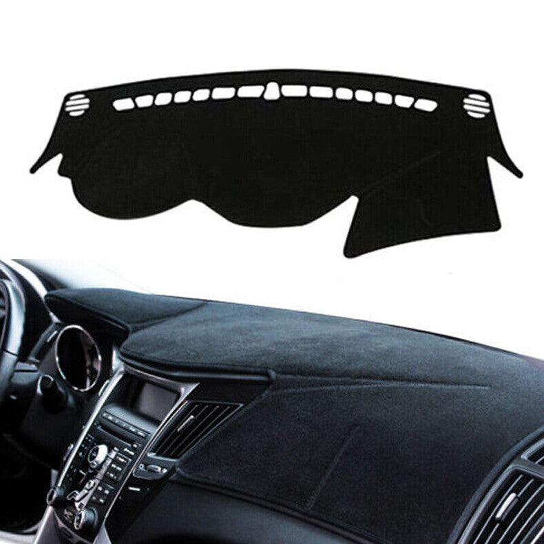 for Hyundai Sonata 2011-2014 black Inner Dashboard Dash Cover Dashmat Mat Carpet