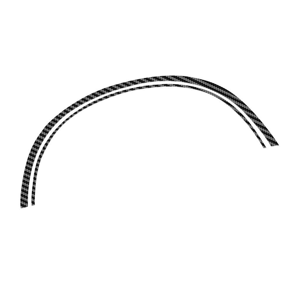 2X Carbon Fiber Interior Speedometer Strip Cover Trim for Mazda CX-9 2010-2015
