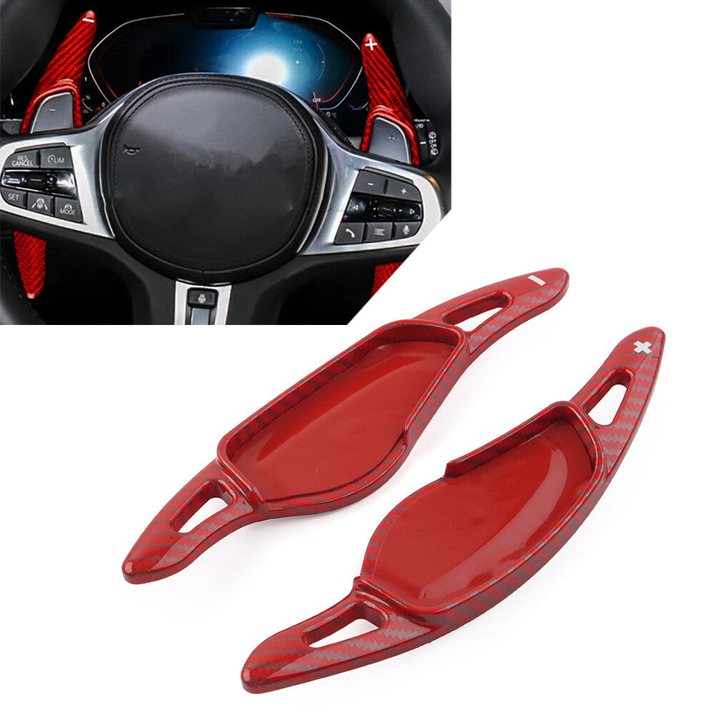 for BMW 3/5/6/7/8 Series X3 X4 X5 X6 Red Steering Wheel Paddle Shifter Extension
