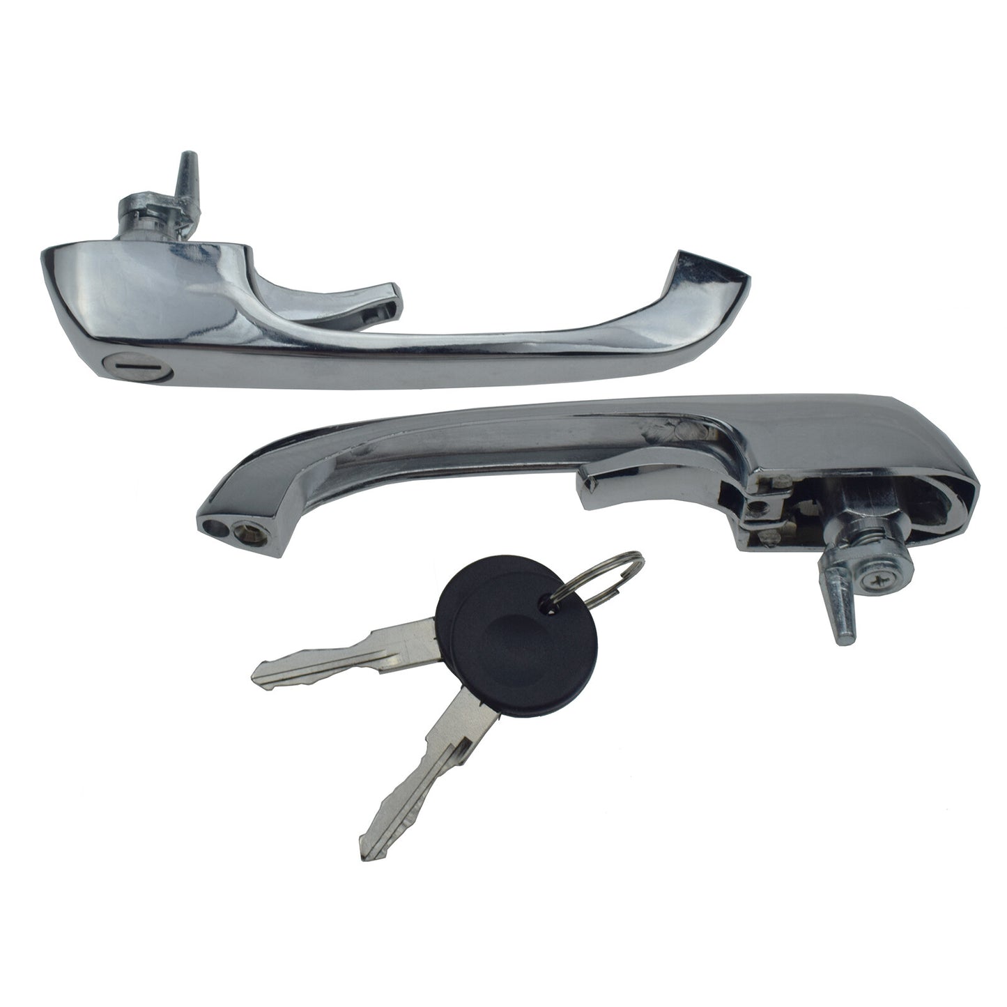 One pair of door handles with keys for use on mass transport vehicles 1969-1979