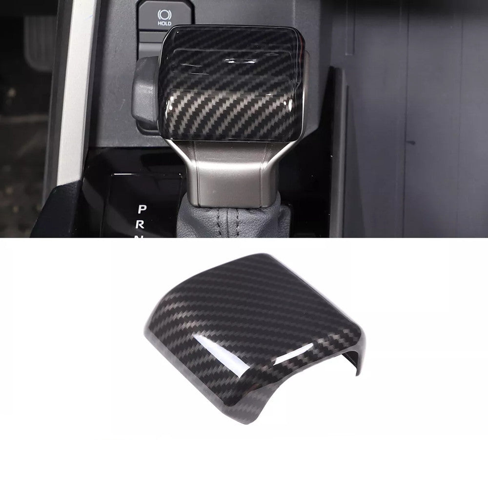 Abs Carbon Fiber Console Shift Knob Trim Cover for Toyota Tundra 2020-2024