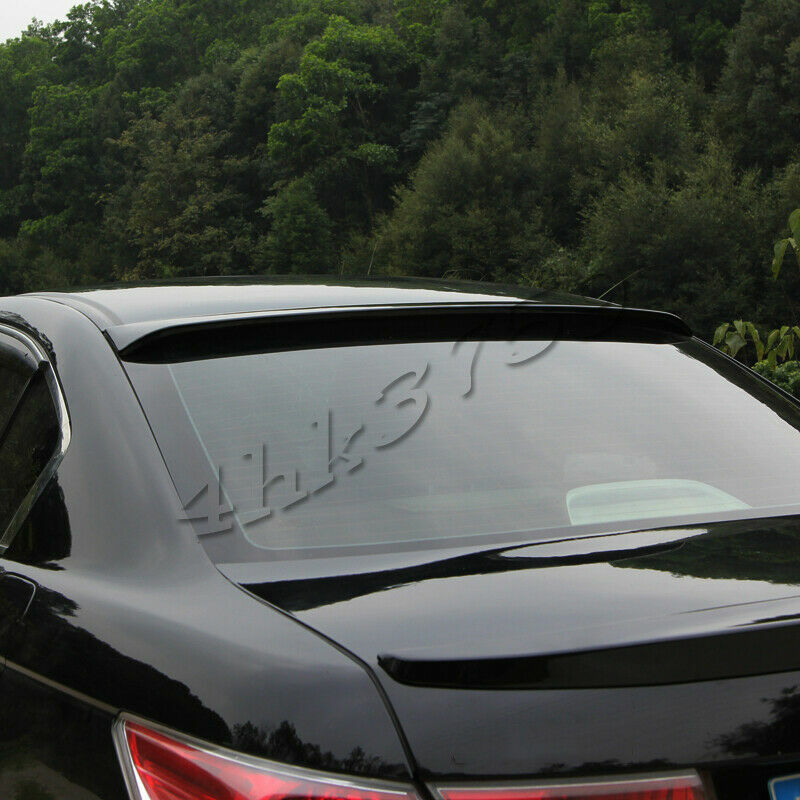 1X ABS Rear Window Roof Lip Spoiler Visor Wing Trim for Honda Accord 2008-2012