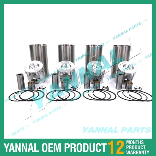 4TNE94 Overhaul and Reconstruction Liner Kit for Yanmar Diesel Engines