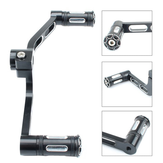 CNC Gear Shifter Lever Shift Peg Toe Heel Fit for Harley XL883 883R XL 1200T Black E