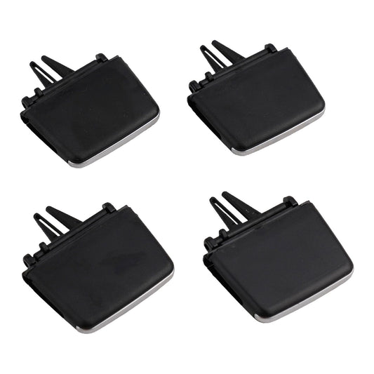 Air Vent Outlet Tab Plastic Black Front A/C Car Accessories