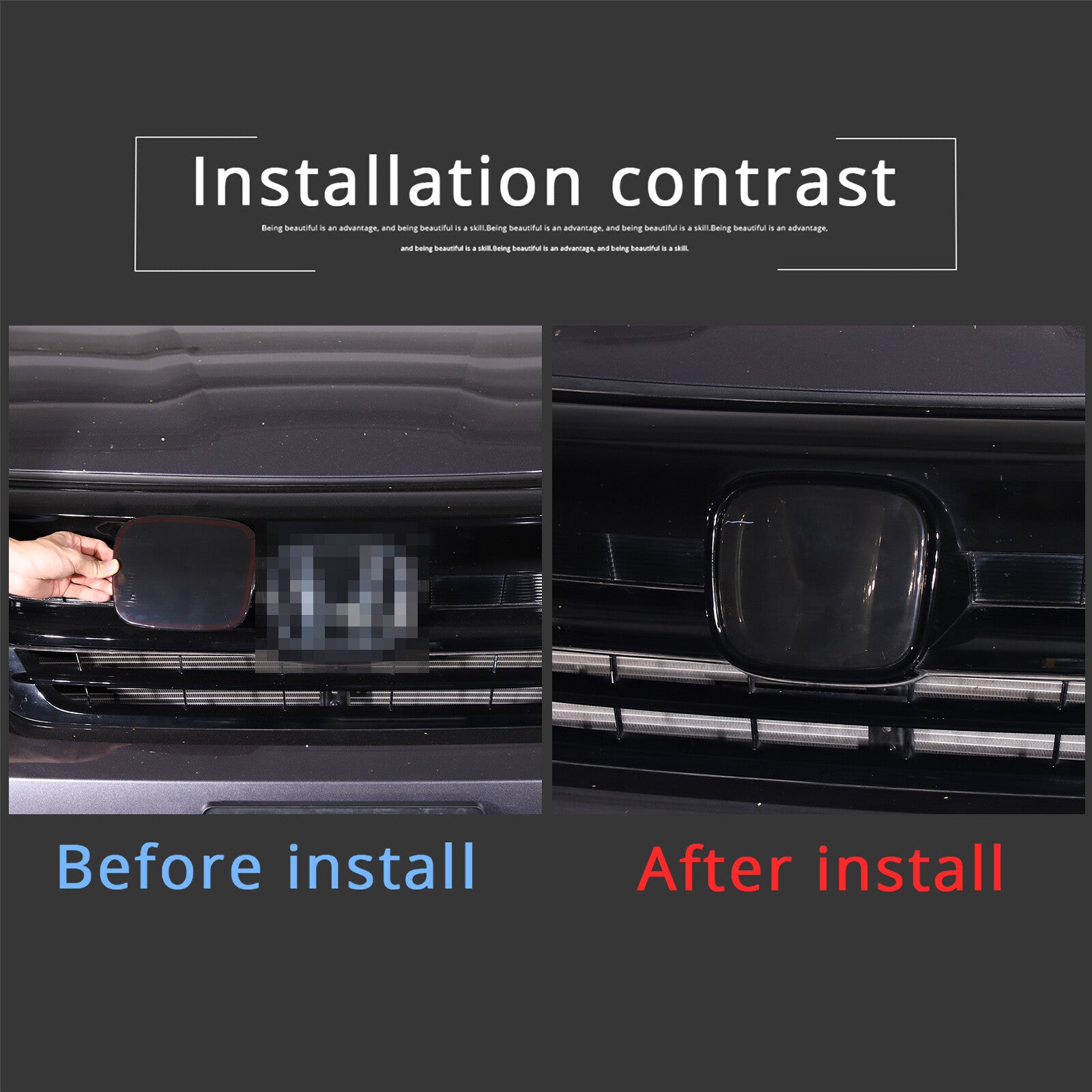Brown center console knee side panel trim for LR for Defender 90 110 20-2023