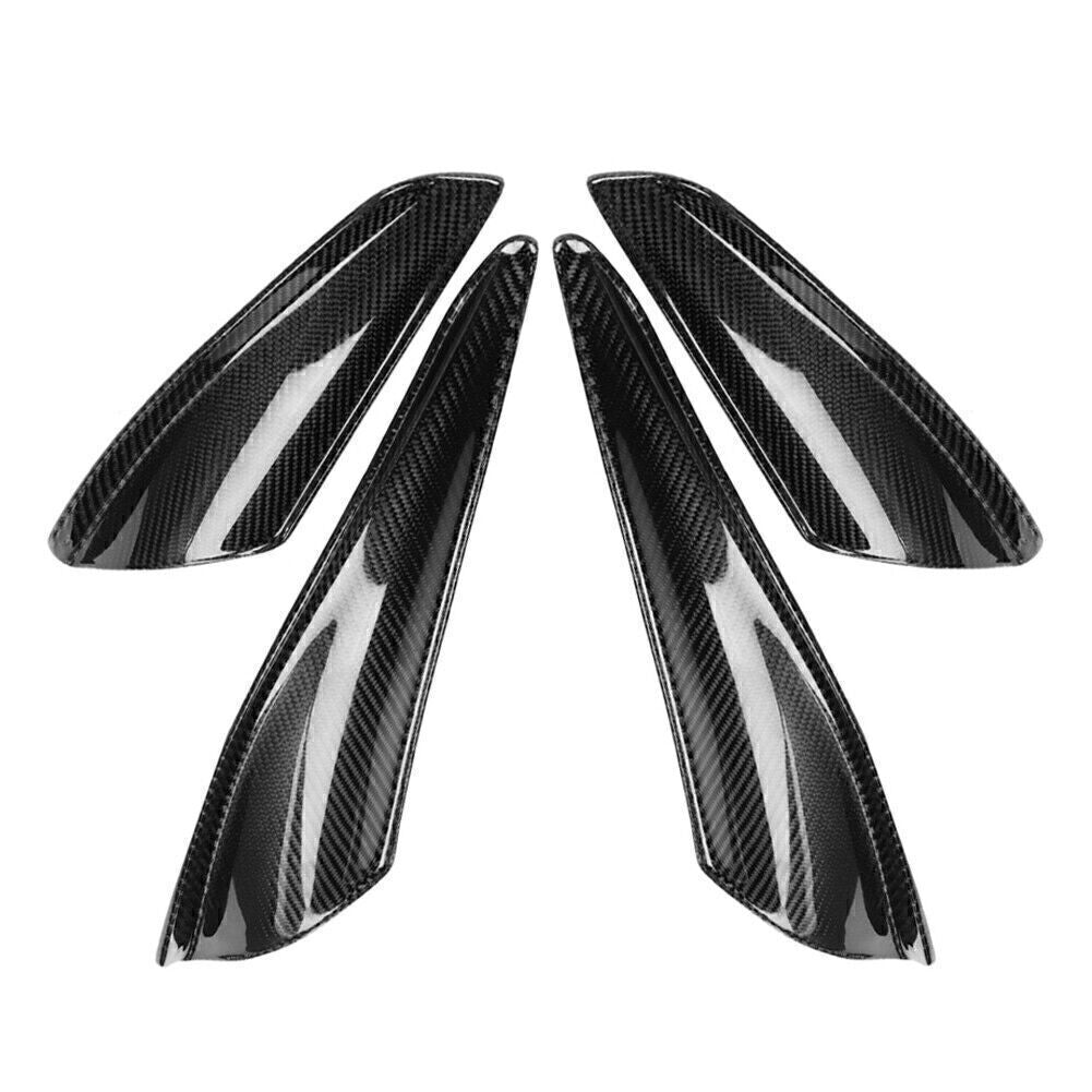 Carbon Fiber Front Canards Fit For 2008-2010 Lancer EVO X 10 Front Bumper 4PCS