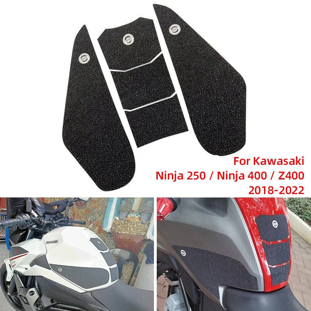 Side Fuel Tank Pads Stickers Decal Gas for Kawasaki 400 250 Z400 2018-2022