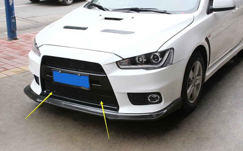 for Mitsubishi Lancer Evolution 07-17 Black Front Lower Mesh Grille Grill Cover