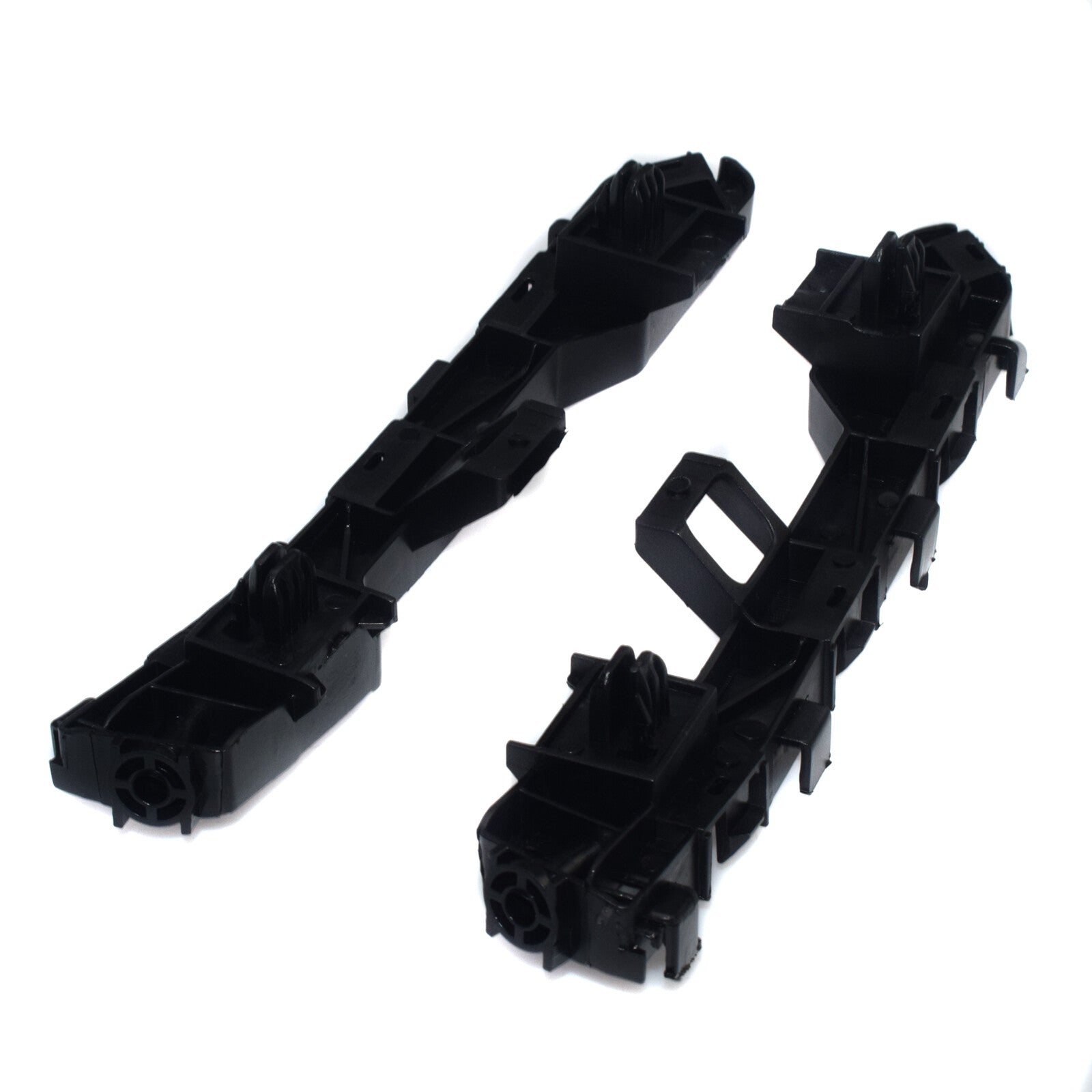 A pair of front left and right bumper brackets suitable for Honda Accord 2013-2017 2.0L, 2.4L, and 3.5L models.