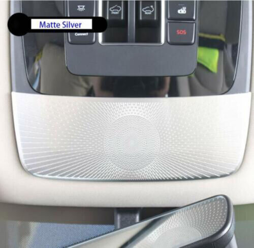 for Kia Carnival 2022-2023 Matte Silver Front Reading Light Speaker Cover Trim