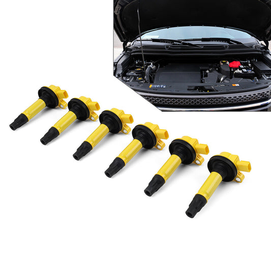 6PCS Ignition Coil UF553 for Ford Edge Explorer for Mustang Fit for Mazda