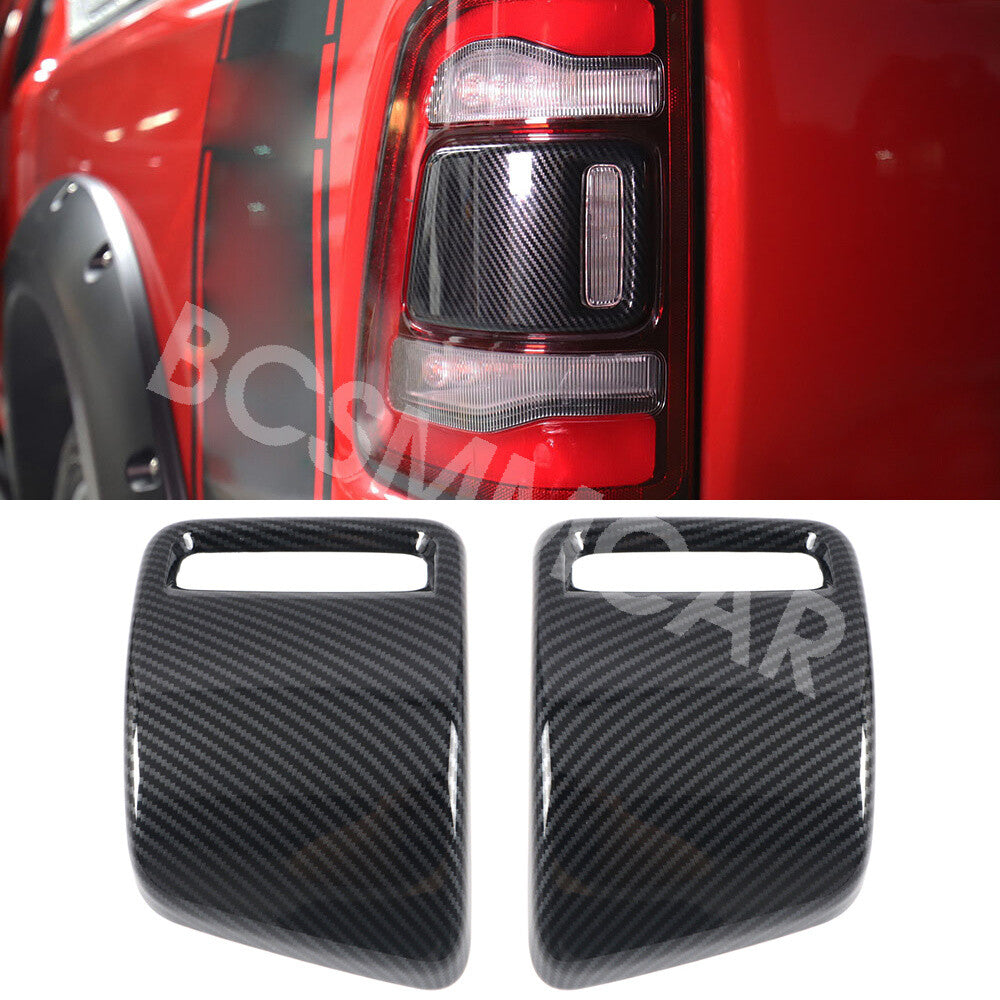 Fit for Dodge for RAM 1500 2019-2021 Rear Tail Light Cover Trim Exterior Accessories