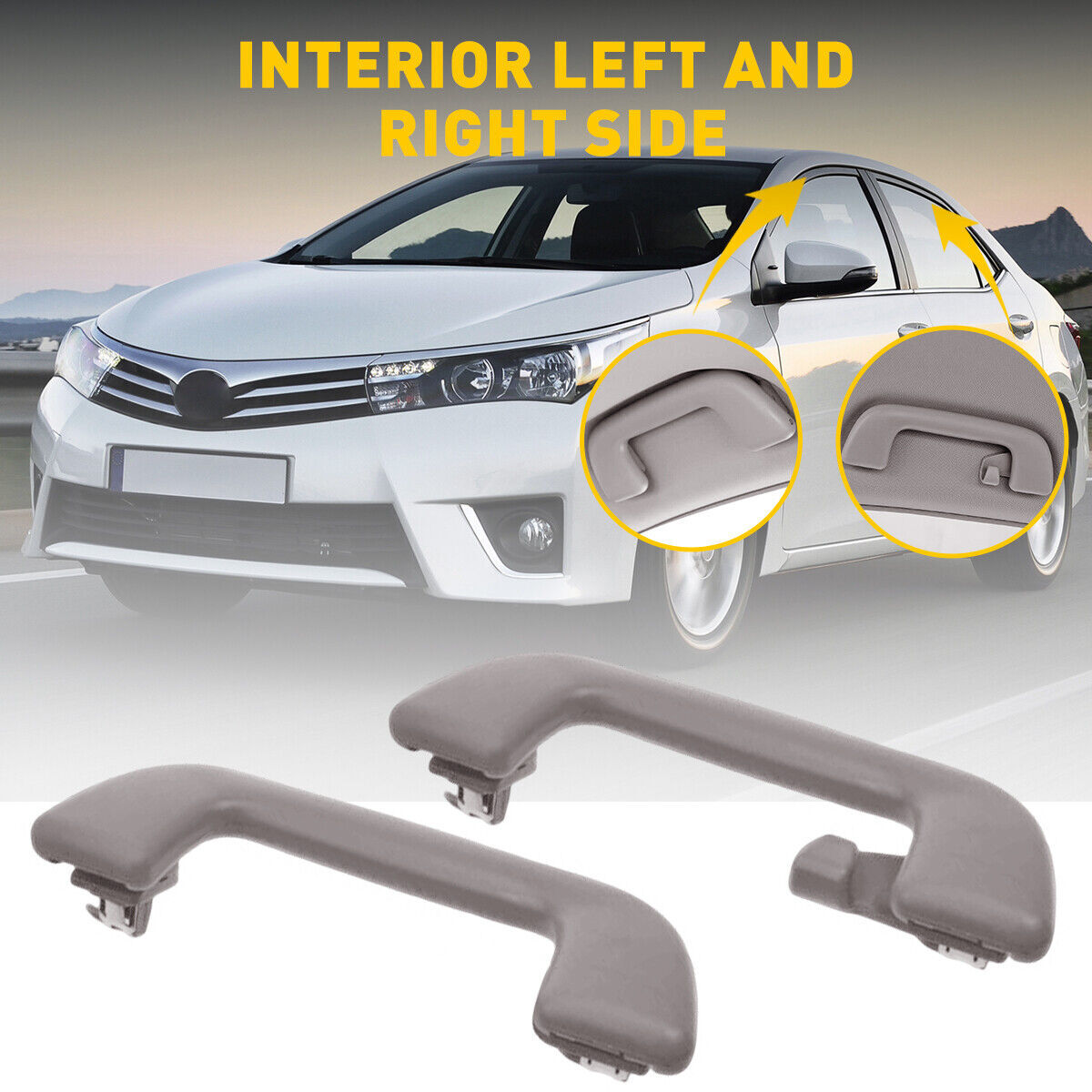 4PCS Front  Rear Inner Roof Ceiling Pull Handle Grab for Toyota for Camry 1995-2017