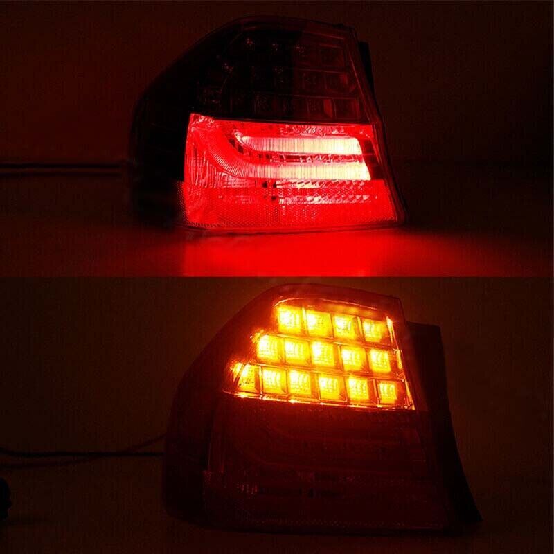 Pair Rear Outer Tail Lights Lamp Stop LED Light for BMW 3 SERIES E90 2008-2011